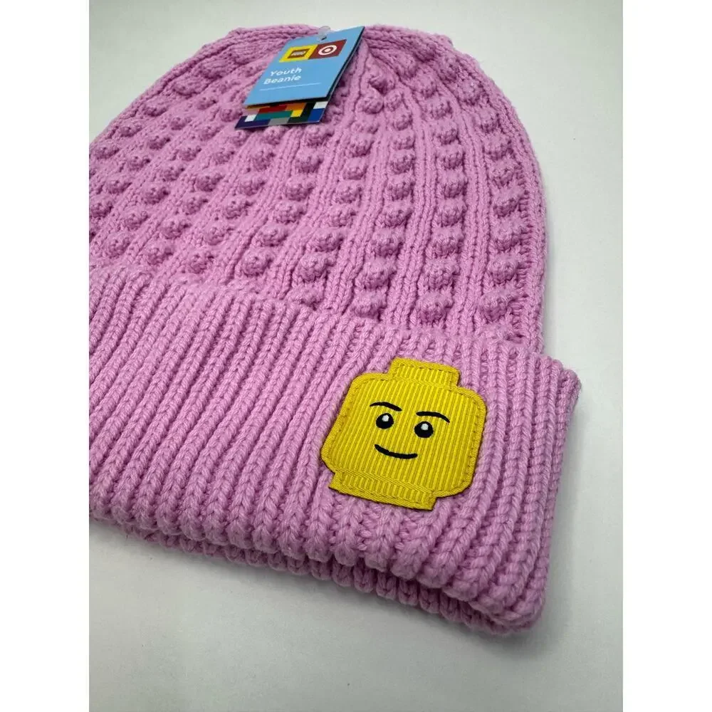 LEGO Minifigure Patch Beanie Hat -LEGO Collection x Target Red Limited Ed Youth